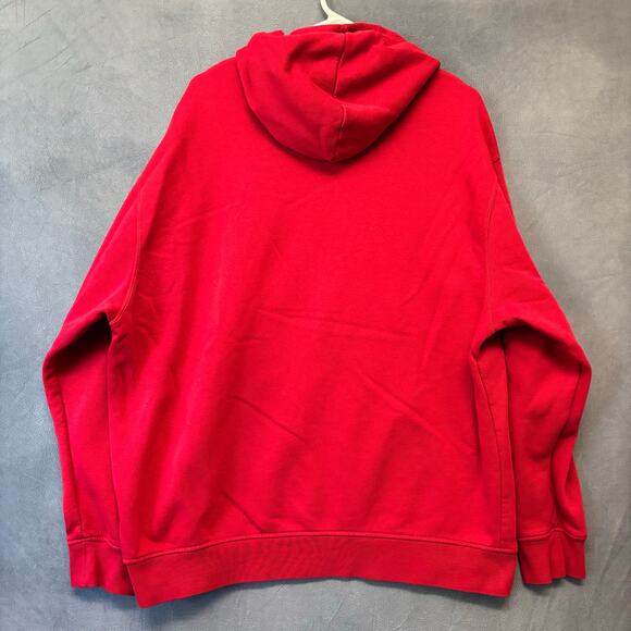 Jordan Hoodie Men's XL Pullover Jumper Sweatshirt Red Athletic Skater Streetwear - Picture 8 of 9